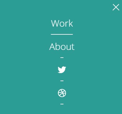 Full-Screen Menu Overlay